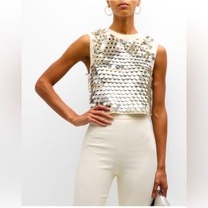 Eleven Six Cora Crochet Sequin Tank *Large* Worn Once